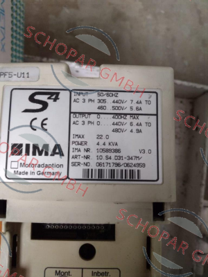 LAIPPLE KEB-10.S4.D31-347M S/N: 06171796/0624959 price