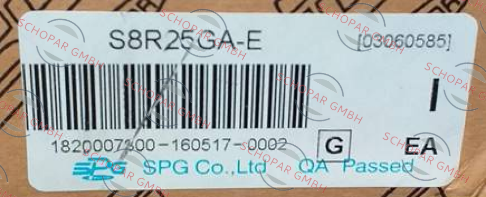 Spg Motor-S8R25GA-ECE price