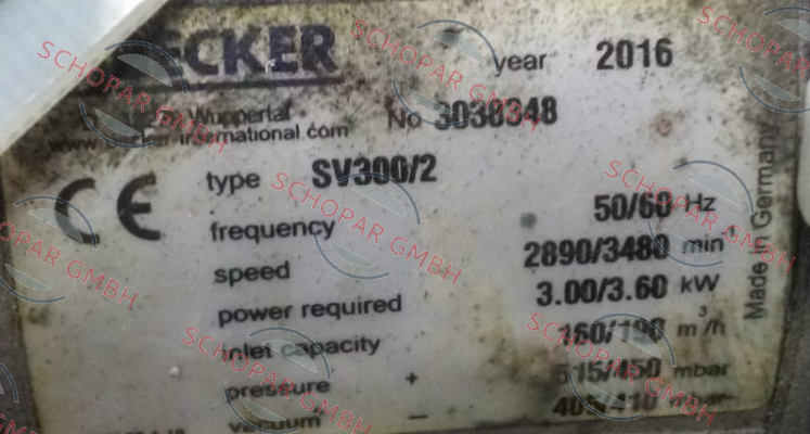 Becker-SV300/2 3038348 price