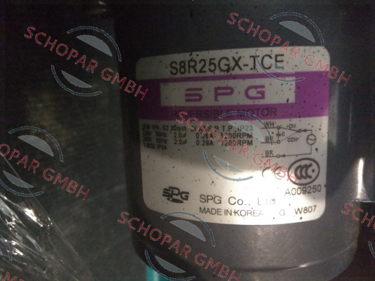 Spg Motor-S8R25GX-TCE price
