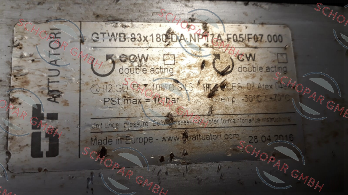 GT Attuatori-GTWB.83x180.DA.NP17A.F05/F07.000 price