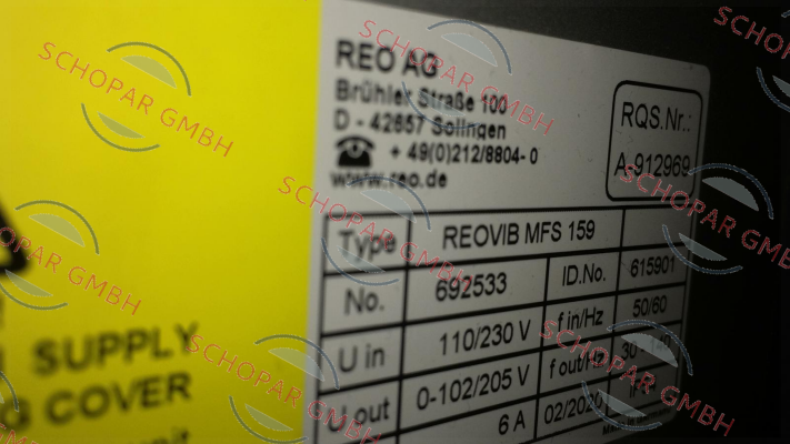 Reo Elektronik-Reovib MFS 15 price