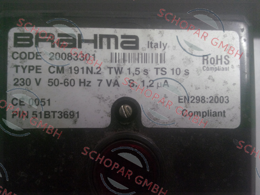 Brahma-150190000 Type  CM191N.2 price