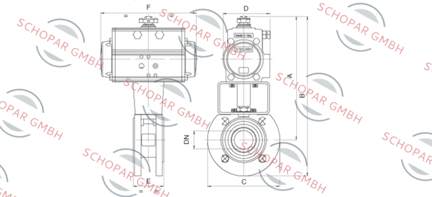 Valbia-721000 DN100 price
