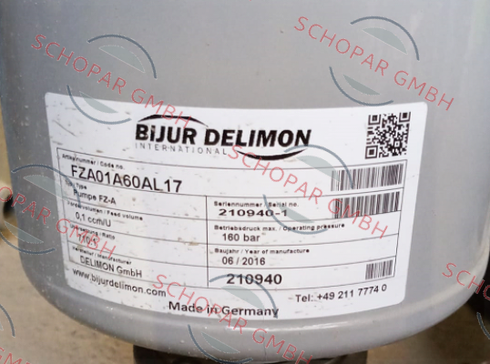 Bijur Delimon-FZA01B60AL17 price