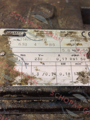 Seimec (Rossi)-31497/08 2/08 obsolete, replacement HBZ 63B 4 230.400-50 B5  price