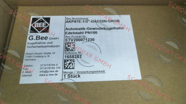 BEE-AKP87E-1/2-DAD32N- GROB price