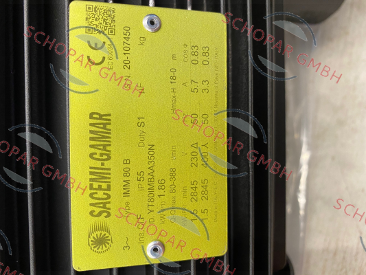 Sacemi-CL20P80B350 ( IMM-80B) price