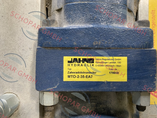 Jahns hydraulik-MTO-2-35-EA7 price