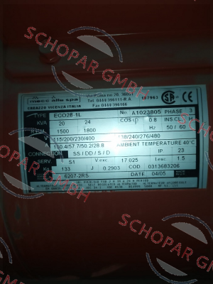 Mecc Alte-ECO28-1L price