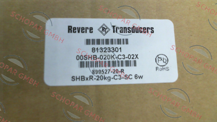Revere-P/N: 03002C3 Type: SHBxR-20kg-C3-SC price