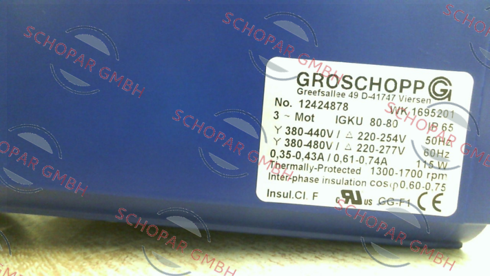 Groschopp-IGKU 80 80 price