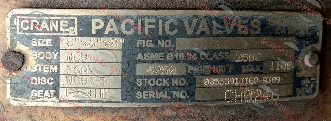 Crane-CH0246, 8"x6"x8" price