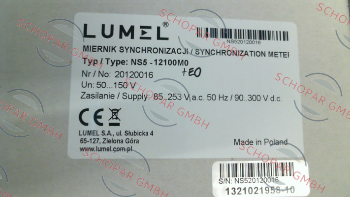 LUMEL-NS5 12100M0 price