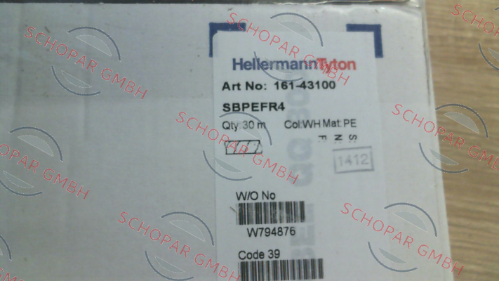 Hellermann Tyton-p/n: 161-43100; Type: SBPEFR4 price