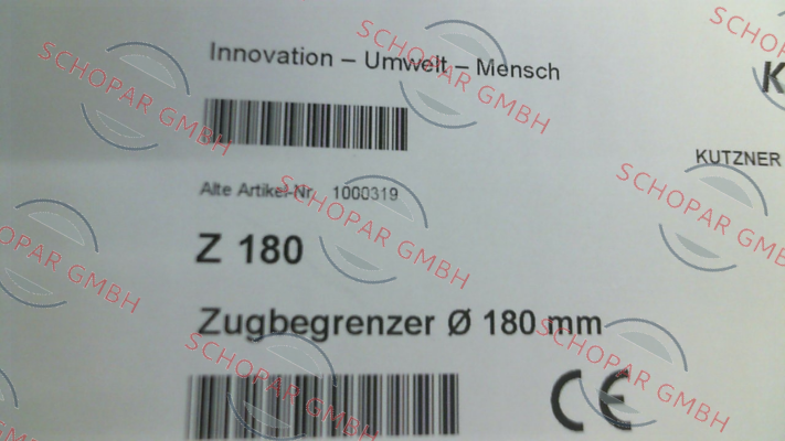Kutzner + Weber-Z 180 price