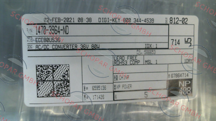 XP Power-ECE80US36 price