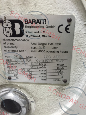 Baratti-ATMOS D/V10 - KR , 200 098V price
