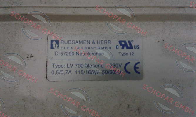 Rübsamen & Herr-LV 700 230V АС price
