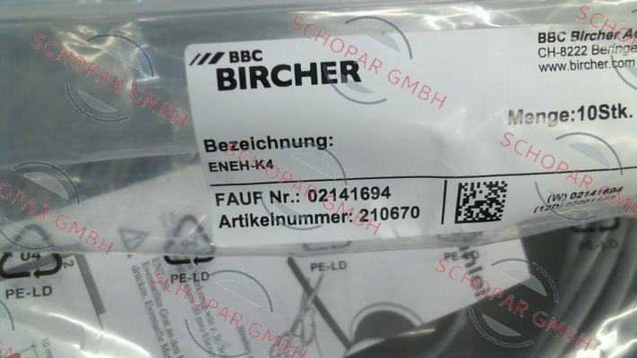 Bircher-P/N: 210670, Type: ENEH-K4 price