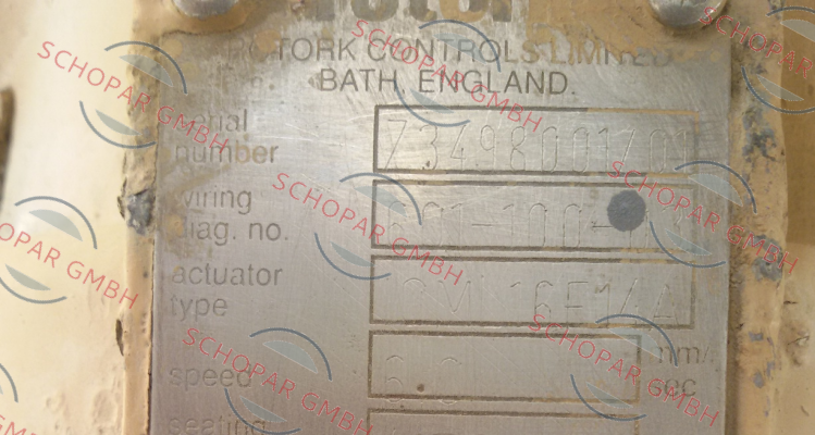 Rotork-IQML 16 F14A, S/N 73498001/01  price