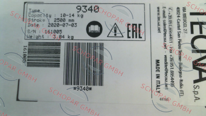 Tecna-Type  9340 price