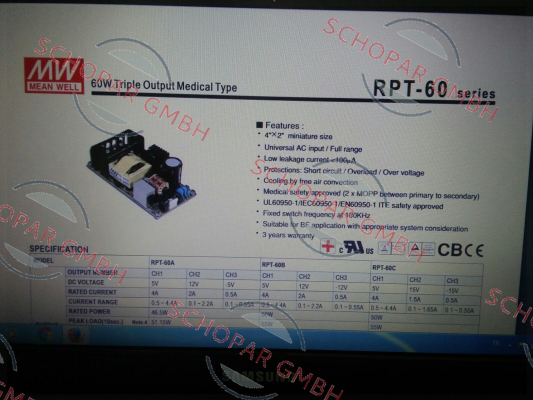 Mean Well-RPT60-C price