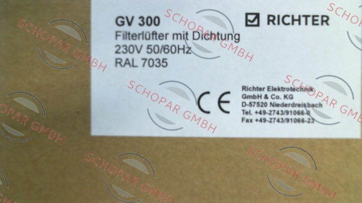 richter-elektrotechnik-GV 300 (103768) price