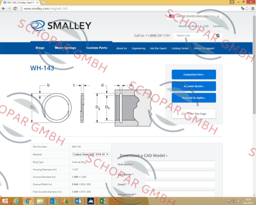SMALLEY-XWH 143-X  price