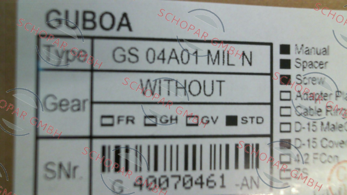 Guboa-GS 04A01-MIL-N price