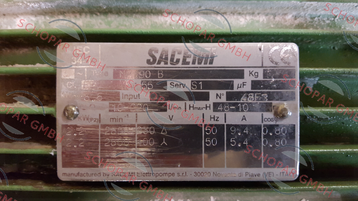 Sacemi-MP 90 B  price