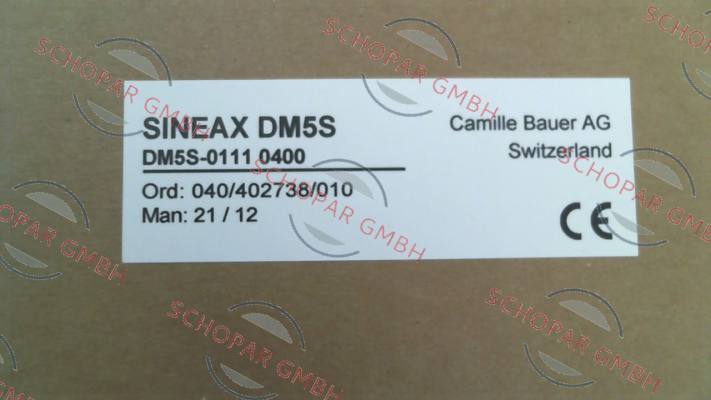 Camille Bauer-Sineax DM5S-0111 0400 price