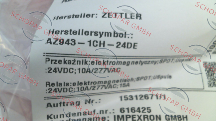 Zettler-AZ943-1CH-24DE price