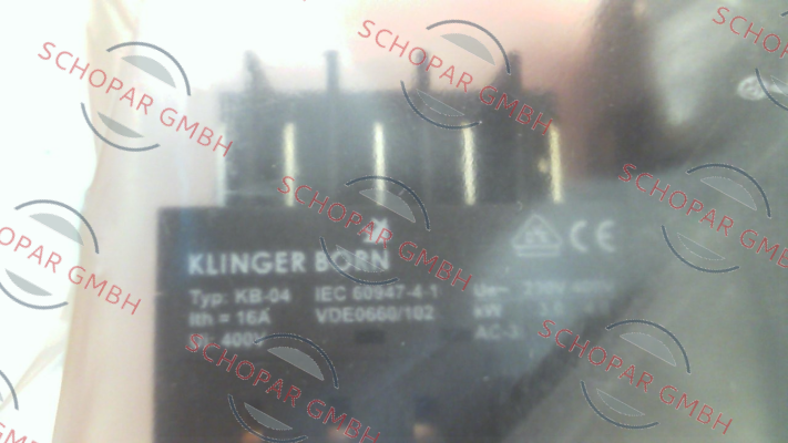 Klinger Born-K100/Uc:400V-4s/P (0098.1010) price