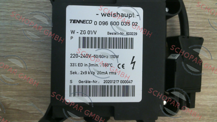 Weishaupt-603 228 price