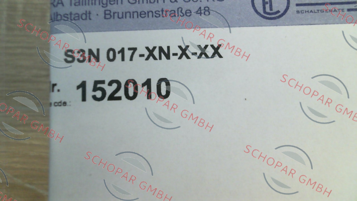 Elektra Tailfingen-S3N 017-XN-X-XX price
