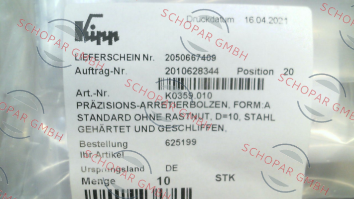 Norelem-03182-010 (K0359.010) price