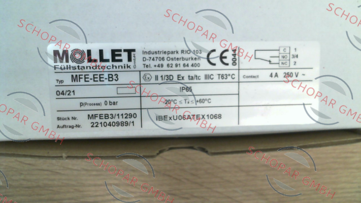 Mollet-MFE-EE-B3 price