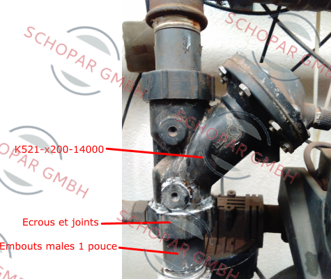 Aprimatic-Ecrous et joints for 521-A 125 REF: K521-X200-14000  price