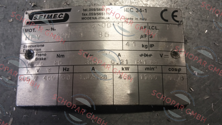 Seimec (Rossi)-HFV 112M 1 B5 obsolete,replaced by HBV 112M 4 265.460-60 B5  price