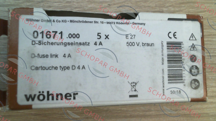 Wöhner-01671 (pack x5) price