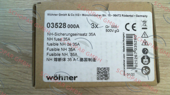 Wöhner-03528 (pack x3) price