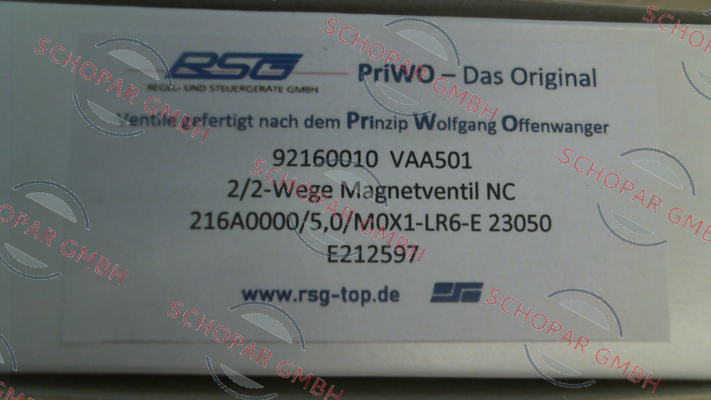 OFFENWANGER-VAA 501 price