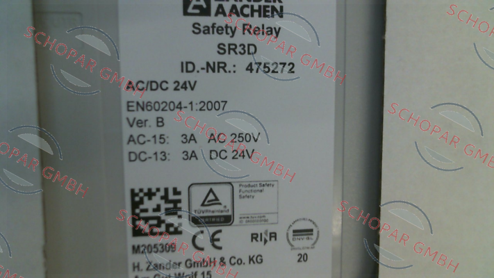 ZANDER AACHEN-475272 / SR3D AC/DC 24V price