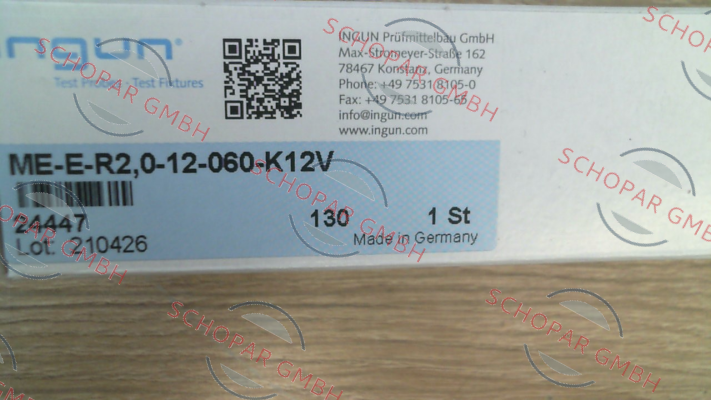Ingun-24447 (ME-E-R2,0-12-060-K12V) price