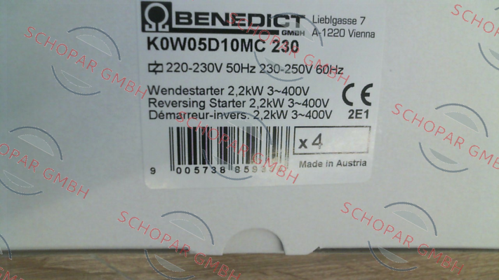 Benedict-K0W05D10MC 230 price