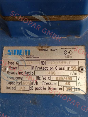Smem-SERVO VENTILATION KIT 160 price