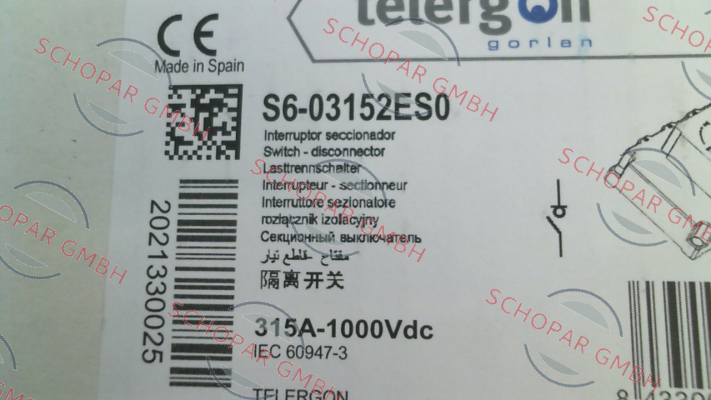 Telergon-S6-03152ES0 price