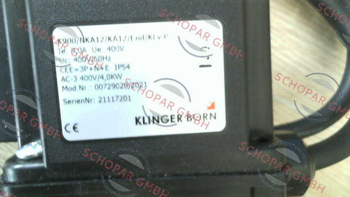 Klinger Born-K900/NKA12/KA12/KLvP/End/3Ph-400V (0072.9020) price
