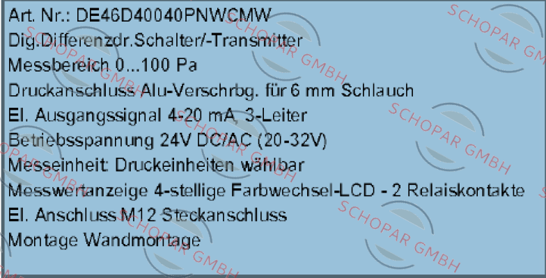 Fischer-DE46D40040PNWCMW  price